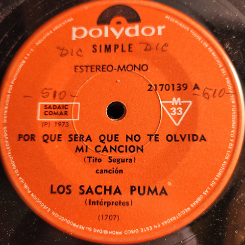 Simple Los Sacha Puma Polydor C5