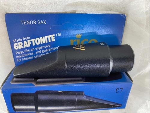 Boquilha Rico Royal Sax Tenor C7 Graftonite Novo Original