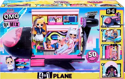 comprar Lol Surprise Omg Remix Avion 4 En 1 Set Mga Entertainment