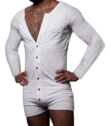 Nuevo Hombre Pijama Mono Homewear Solid