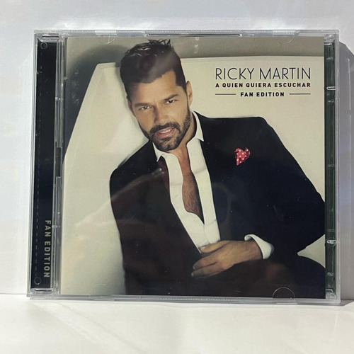 Ricky Martin  A Quien Quiera Escuchar Fan Edition Cd Nuevo