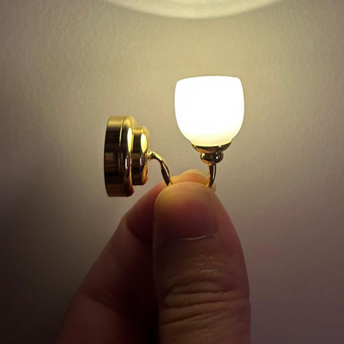 Lámpara De Pared A Escala 1: 12, Modelo De Lámpara De