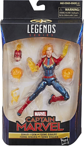 Figura Do Capitão Marvel Legends (forma Binária)