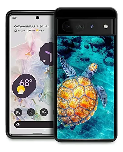 Carcasa Carloca Compatible Con Google Pixel 7 Pro, Sea Turtl
