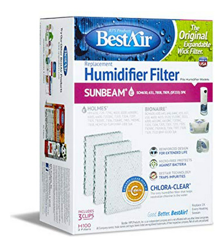 Filtro De Humidificador Wick E-3pk