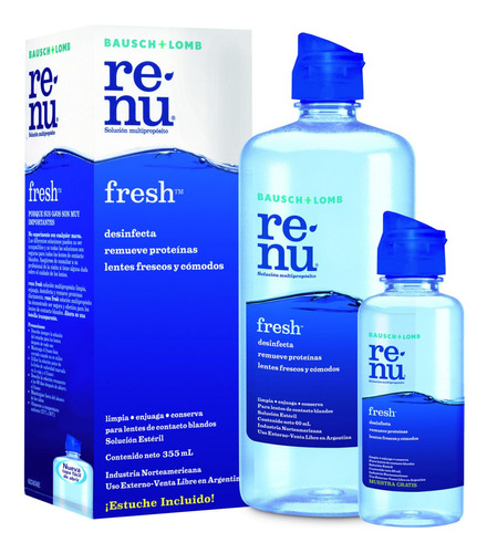 Solución Multipropósito X355ml Fresh Renu