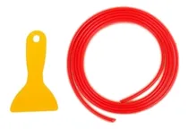 Comprar Moldura Universal Rojo Fluor X 4 Metros + Espatula