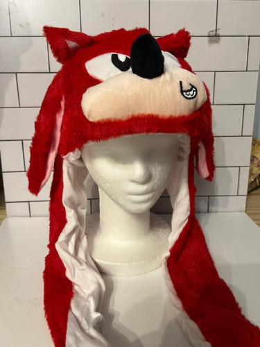 Gorro Peluche Levanta Orejas Varios Modelos Muy Suave Knuckles 1