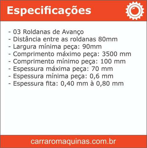 Imagem 2 de 5 de Refiladora Minelli De Bordas Mrf-1000 C/ Polidor (semi-novo)