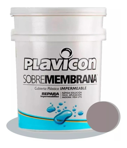 Sobre Membrana Impermeabilizante Gris 20kg Plavicon - Iacono