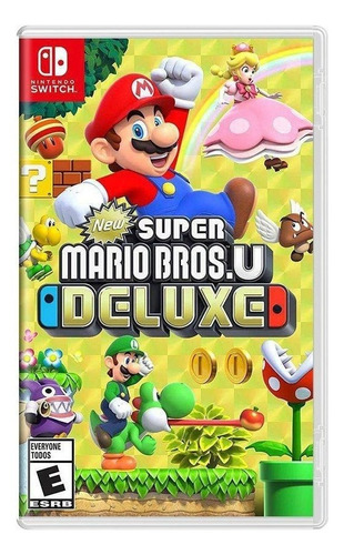 New Super Mario Bros. U Deluxe Switch Mídia Física Lacrado