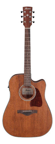Violão Aço Folk Tampo Maciço Ibanez Aw54ce Opn Natural