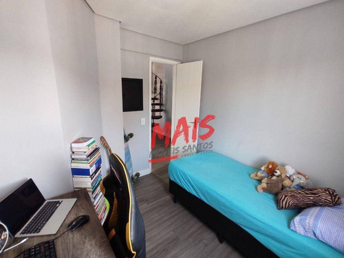 Imagem 12 de 26 de Apartamento Triplex Com 3 Dormitórios À Venda, 135 M² Por R$ 550.000 - Estuário - Santos/sp - Ap6279