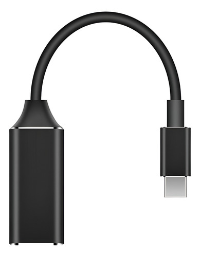Adaptador Usb Tipo C A Hdmi Teléfono Pc Tv Alta Definición Color Plata