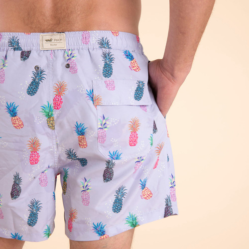 Imagen 4 de 6 de Traje De Bano Rockford Sws-izam-sum21 Pineapples Para Hombre