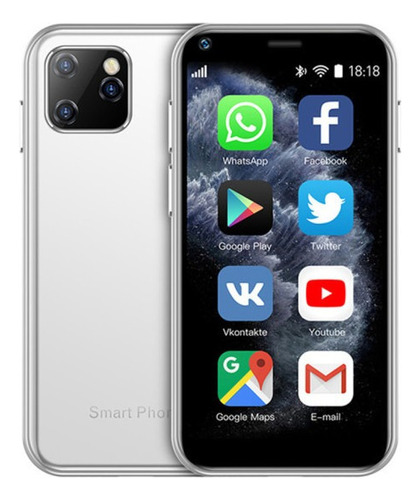 1 Celular Pequeño Soyes Xs11 Android 1 Gb+8 Gb Sim Doble 100