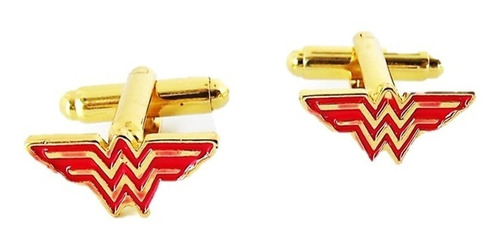 Imagen 1 de 2 de Mancornas Camisa Mancuernillas Super Heroes Wonder Woman