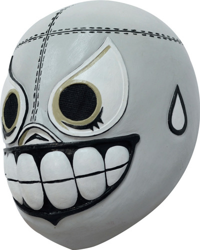 Máscara De El Santo Calaverita Luchador Muerte Halloween Color Plateado Plateado