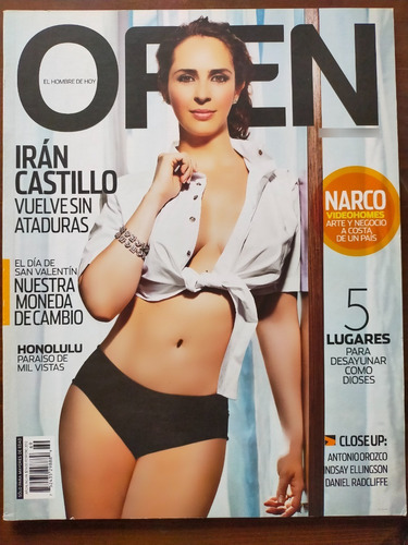 Iran Castillo, Lindsay Ellingson, Daniel Radcli Revista Open