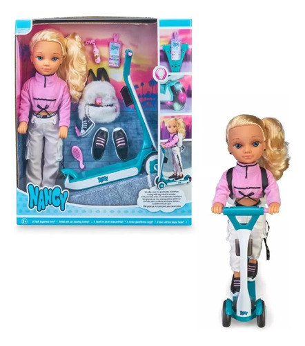 Nancy Un Día Con Mi Scooter Muñeca Con Luces