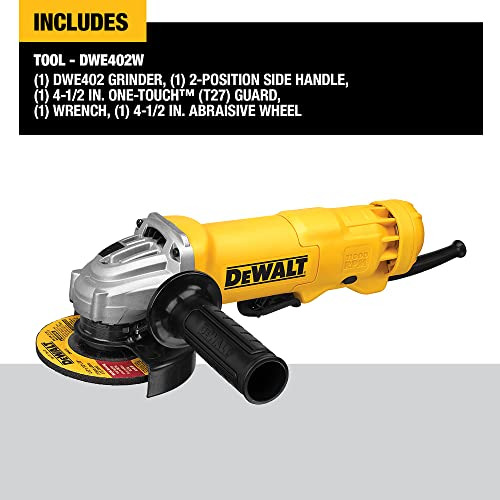 Herramienta Amoladora Angular Dewalt, 4-1/2 Pulgadas (dwe402