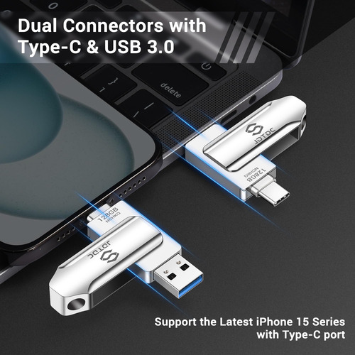 Photo Stick Jsl Jdtdc 128 Gb iPhone 16/15 Series Usb-c/usb 3
