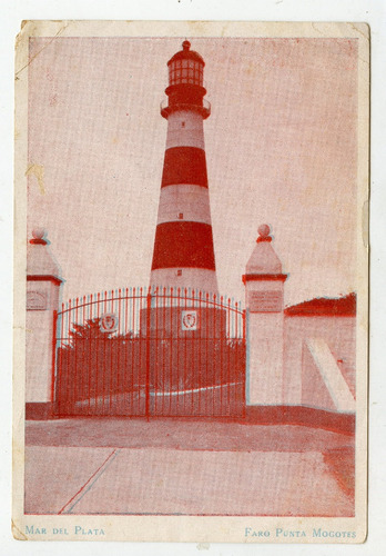 Postal Tridimensional Mar Del Plata, Faro Pta. Mogotes -p125