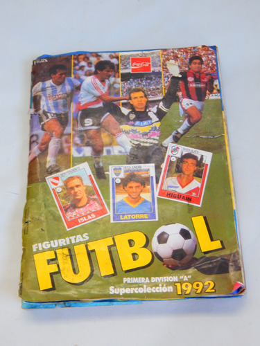 Album De Figuritas Futbol 1992 Con Faltantes