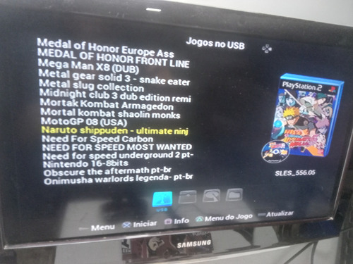 Playstation 2 Completo+hd Com 100 Clássicos De Ps2+ Memori C Preto (Usado)