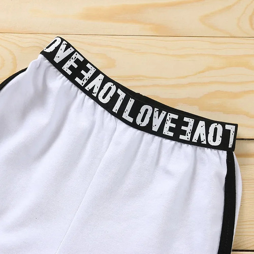 Conjunto De Pantalones Cortos Sin Mangas De Verano Para Niño