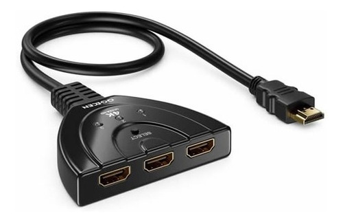 Switch Hubs Multi  Hdmi  1 A 3 Conexiones 