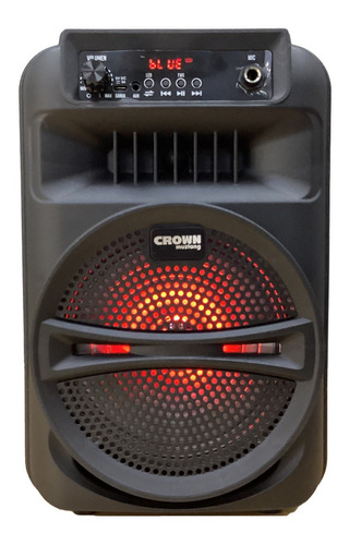 Crown Mustang Djs-620bt Parlante Bluetooth 2000w 6  PuLG