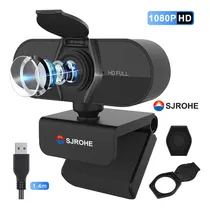 Comprar Sjrohe Cámara Web 1080p Webcam Usb 30fps Color Negro Camara Para Computadora No Necesita Conductor Web Cam Full Hd Con Funda De Privacidad