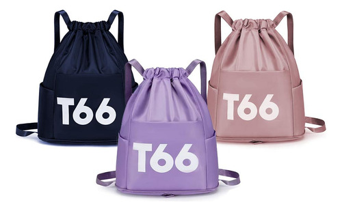 Bolsa Mochila Bisaco Passeio Academia Impermeável Viagem Cor Rosa