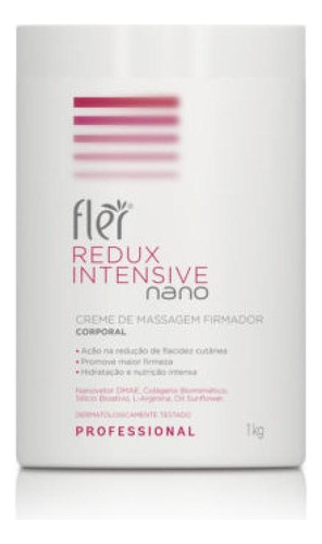 Creme Massagem Firmador Corporal Fler Redux Intensive Nano1k