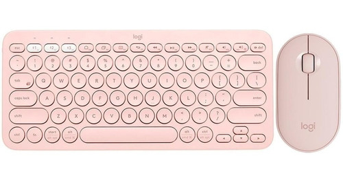 Teclado Logitech K380 Multi-device Bt Rose +mouse M350