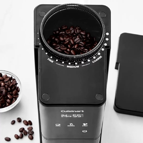 Imagen 3 de 4 de Molino De Cafe Pantalla Tactil Cuisinart 18 Niveles 32 Tazas