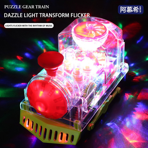 Coche De Juguete Universal Locomotive Toy Music Flash Para N