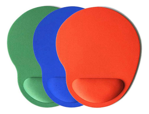 Alfombrilla De Ratón Ergonómica De Mesa De Color Sólido Con