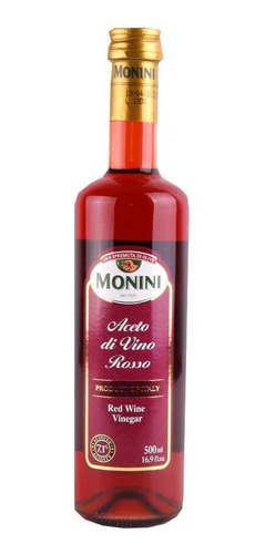 Aceto De Vino Rosso Monini 500ml Origen Italia