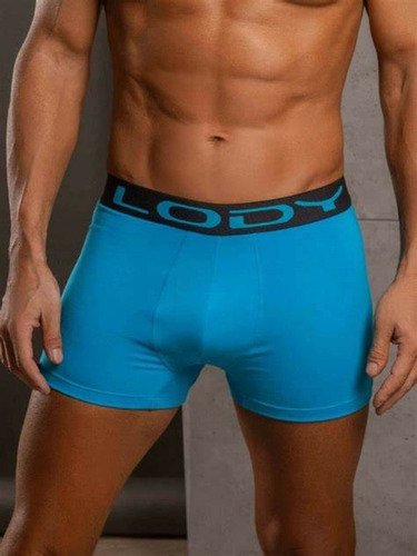 Lody Men Boxer De Hombre Liso Algodon Y Lycr Art 742 Pack X3