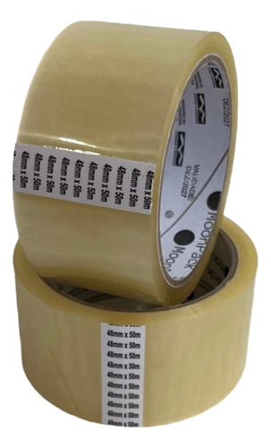 Kit 3 Fitas Adesivas 48mm X 50m Transparente Liso