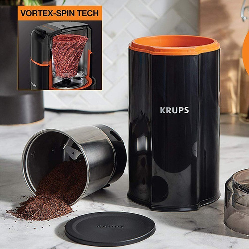Imagen 4 de 5 de Molino 3 En 1 Krups Silent Vortex Para Café Especias Hierbas