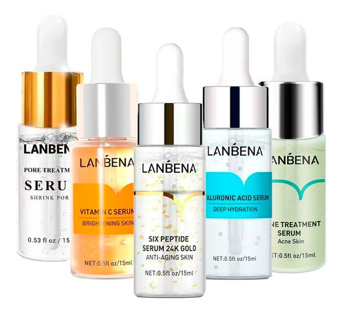 Lanbena Antiedad 5pz Colágeno Vitamina C  Reparar Manchas 