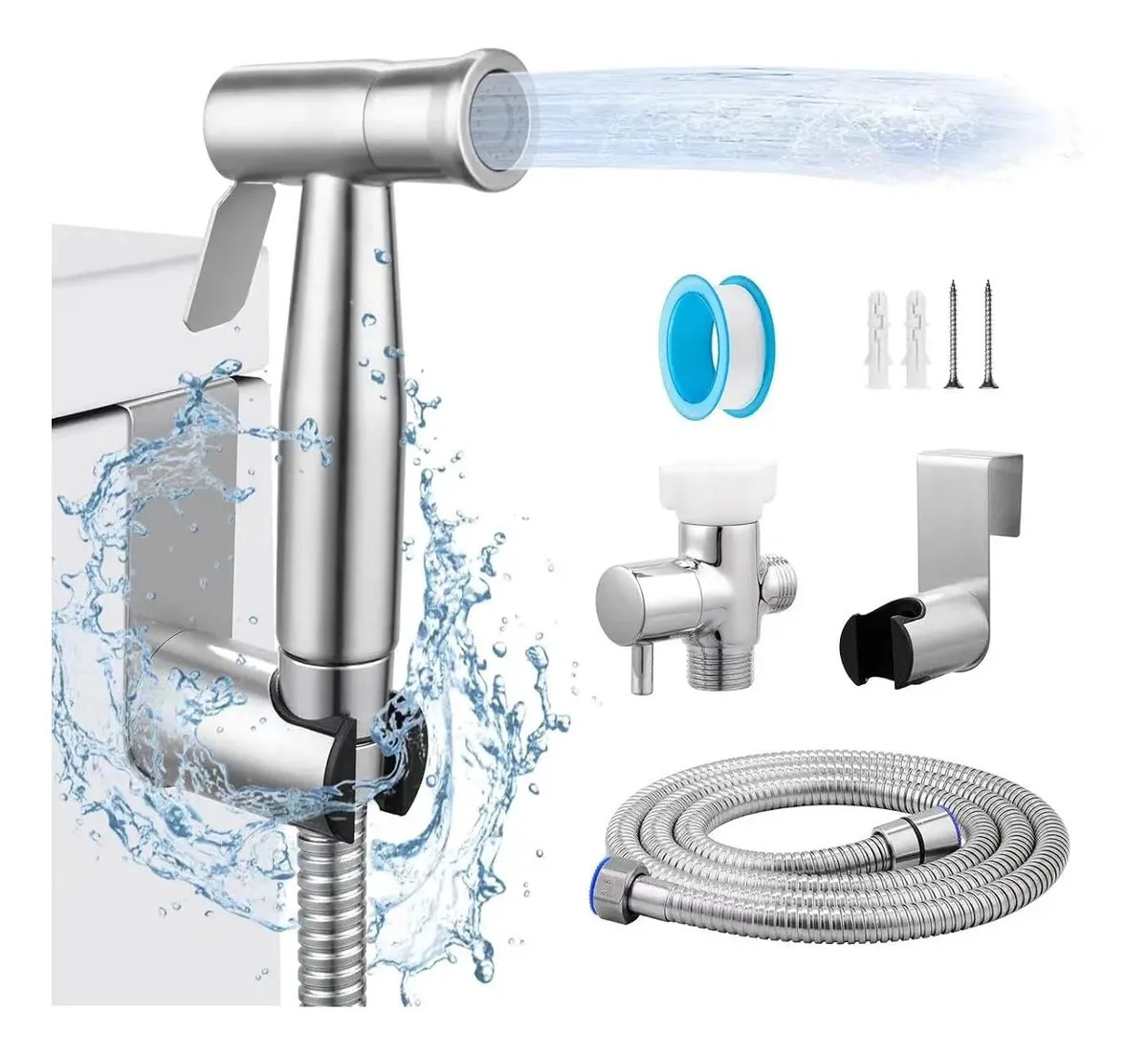 Rociador Bidet Automático De Mano Con Doble Función