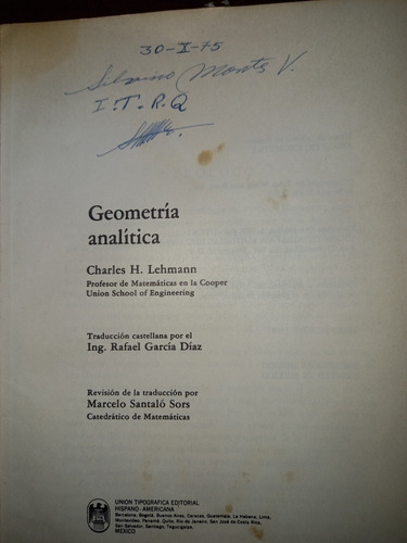 Libro De Matemáticas (Usado)
