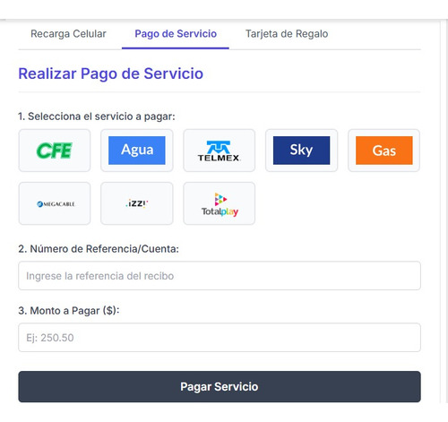 Recargas Electronicas Con El 7% De Comisión