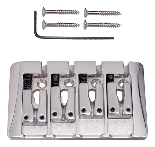 Durable Hierro Plata L Forma Bass Roller Saddle Bridge