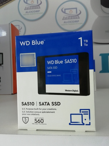 Disco Duro Ssd Wd 1tb Sa510 Sata 3 6gb/s 560mbps 2.5 Azul