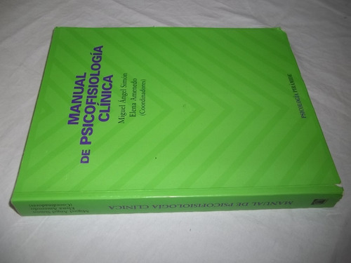 Livro - Man. Psicofisiologia Clínica - Miguel Simón - Outlet